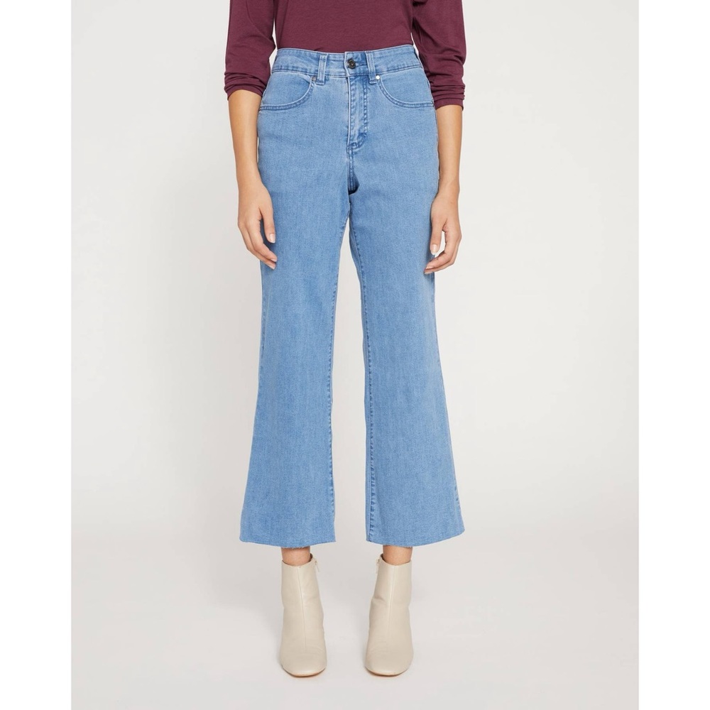 Universal Standard Jackie High Rise Cropped Jeans California Blue New Tags 2